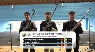 2026世界杯投注登录入口-国际射联射击世界杯，中国射击队8金创历史最佳|中国队|金牌|格拉纳达|格拉纳达站|西班牙_新浪新闻